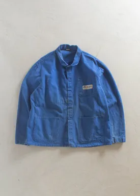 1980s French Workwear Chore Jacket Size L/XL