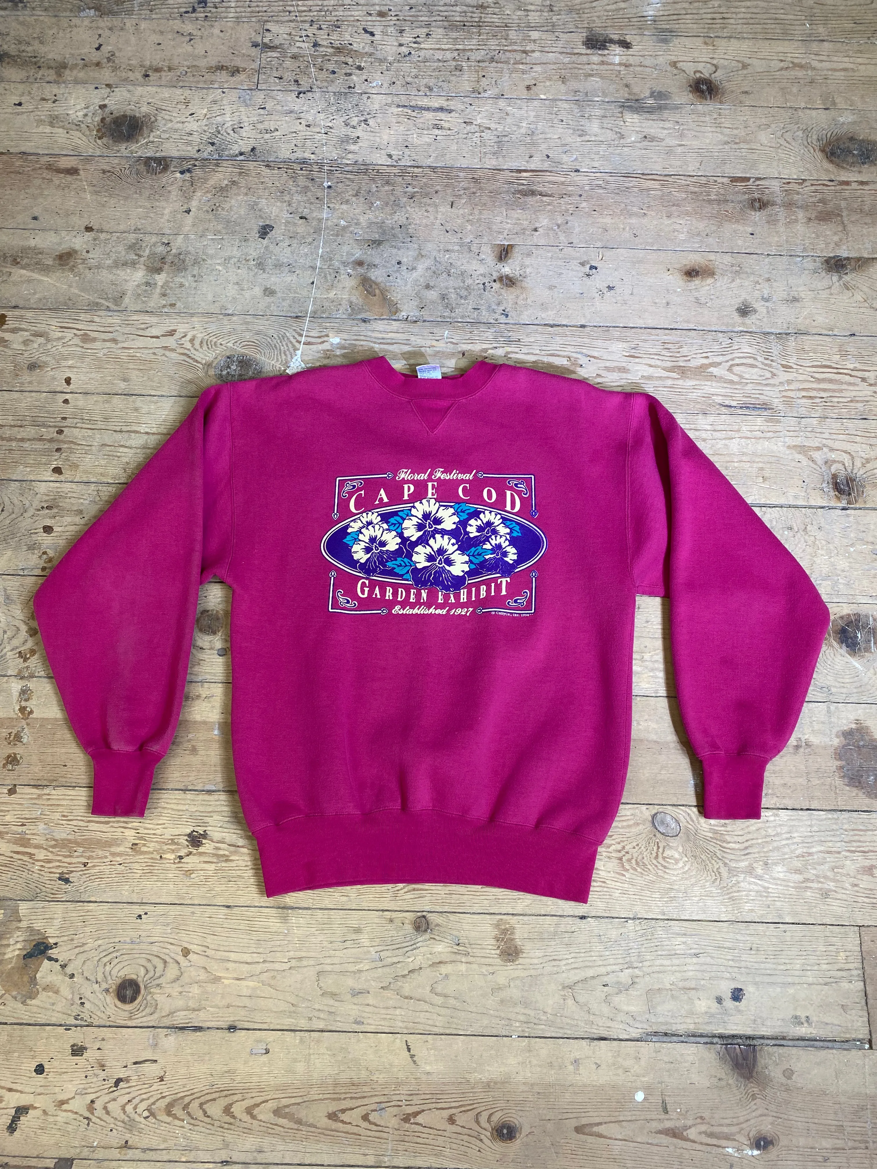 1994 Cape Cod Floral Festival Crewneck by BAC Premier