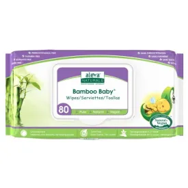 Aleva Naturals Bamboo Baby Wipes - 80 count