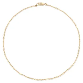 Alexa Leigh - 2mm Yellow Gold Ball 15" Necklace