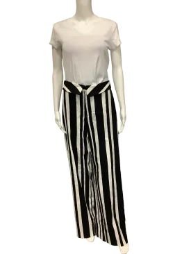 Alice   Olivia Women's Fold Over Pant Stripe Size: 6 W/Tags