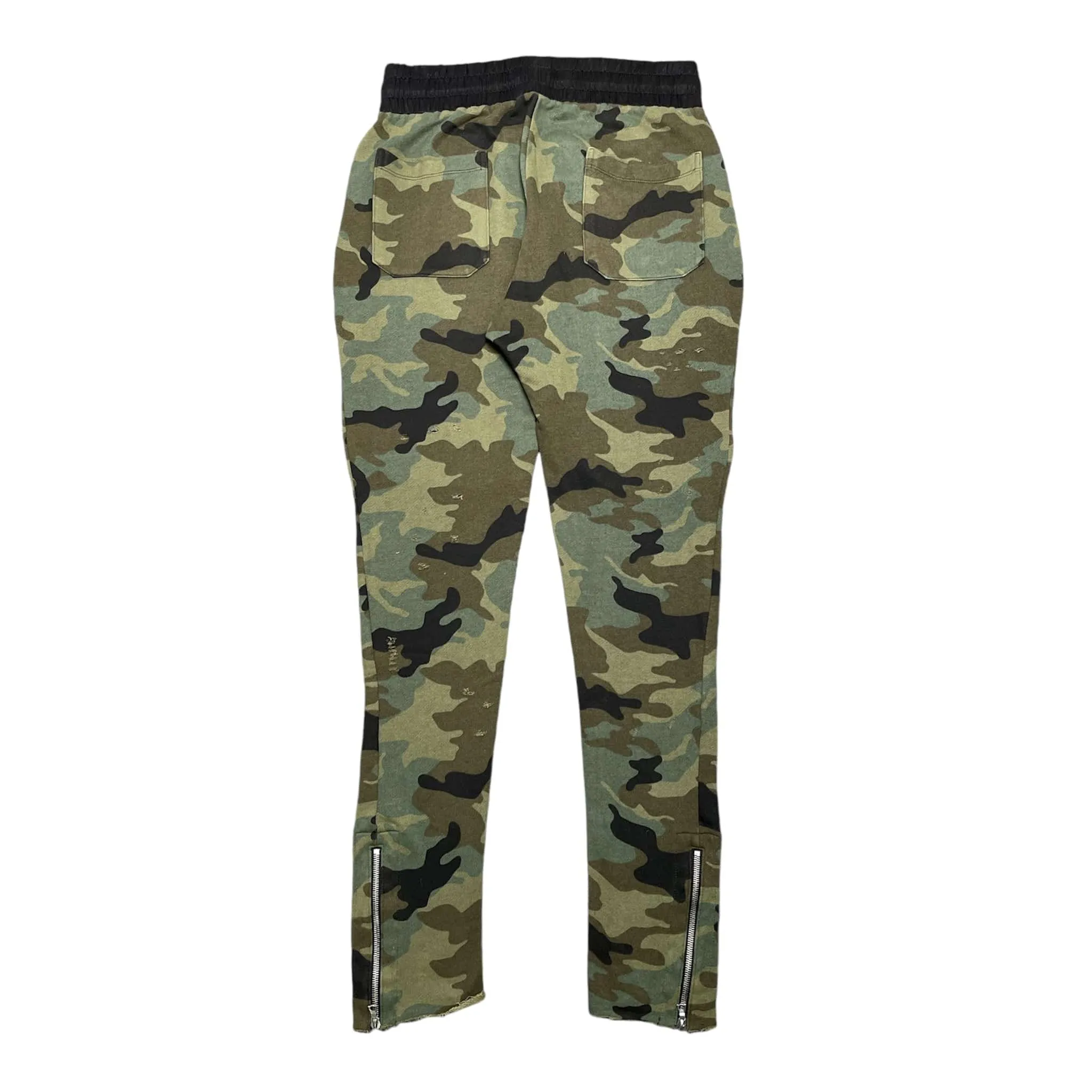 Amiri MX1 Leather Patch Sweatpants Camo