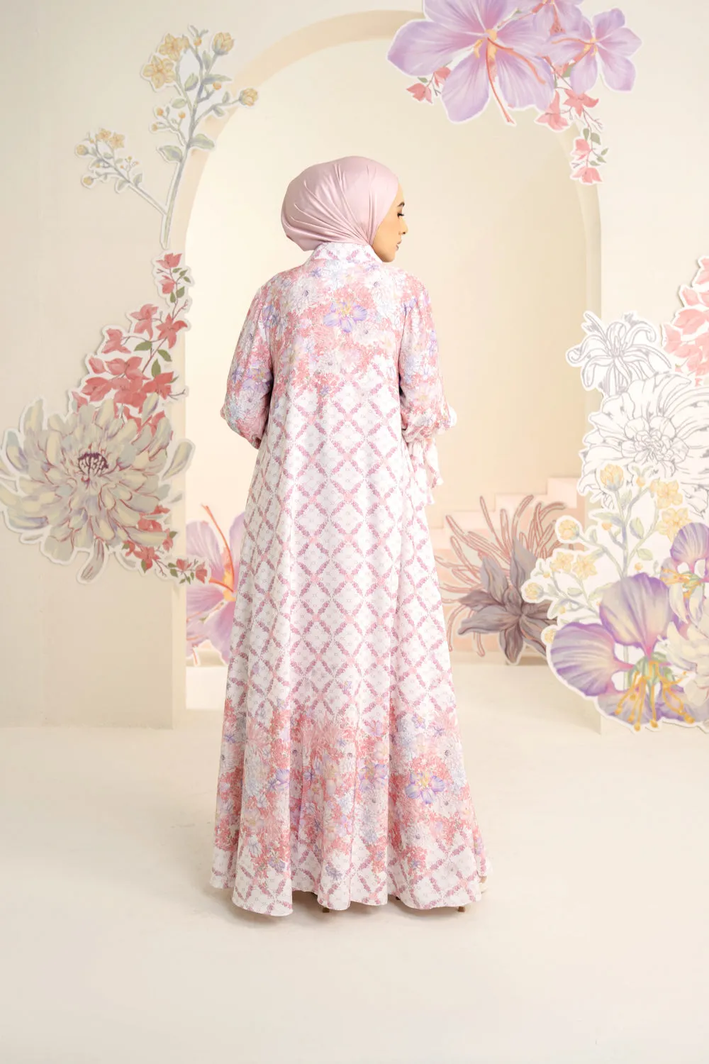 Ariana Dress Orchid Swan