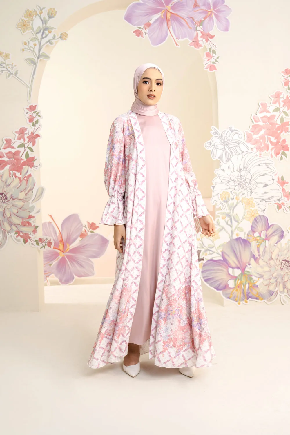 Ariana Dress Orchid Swan