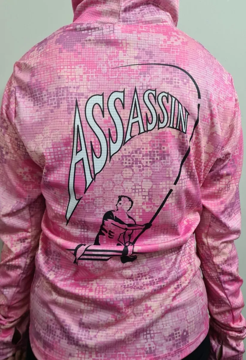 Assassin Quick Dry Pink Hex Hoody