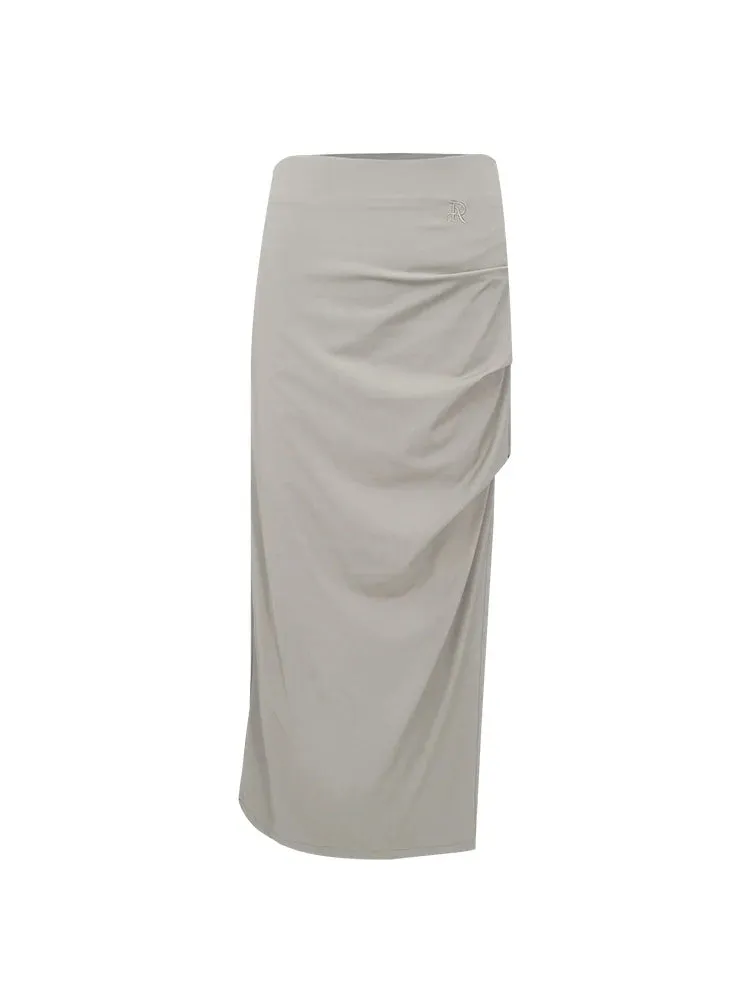 Asymmetrical Layered Maxi Skirt