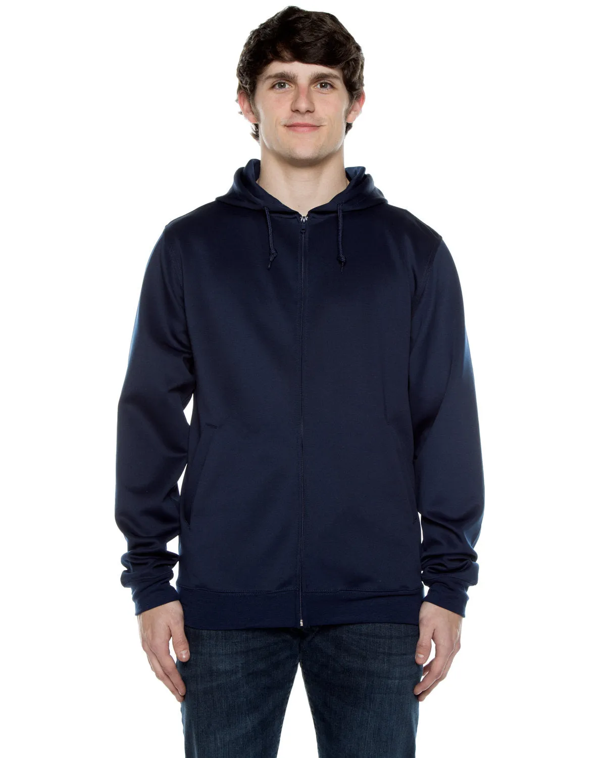 Beimar Unisex Air Layer Tech Full-Zip Hooded Sweatshirt