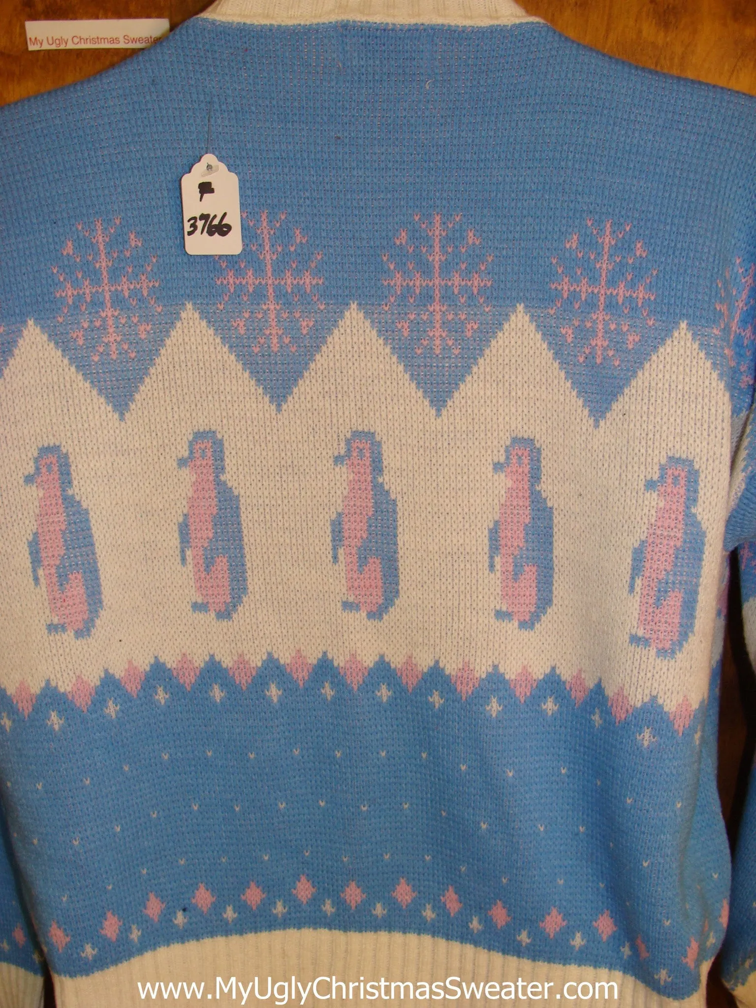 Best Retro 80s Penguin Ugly Christmas Jumper Pullover