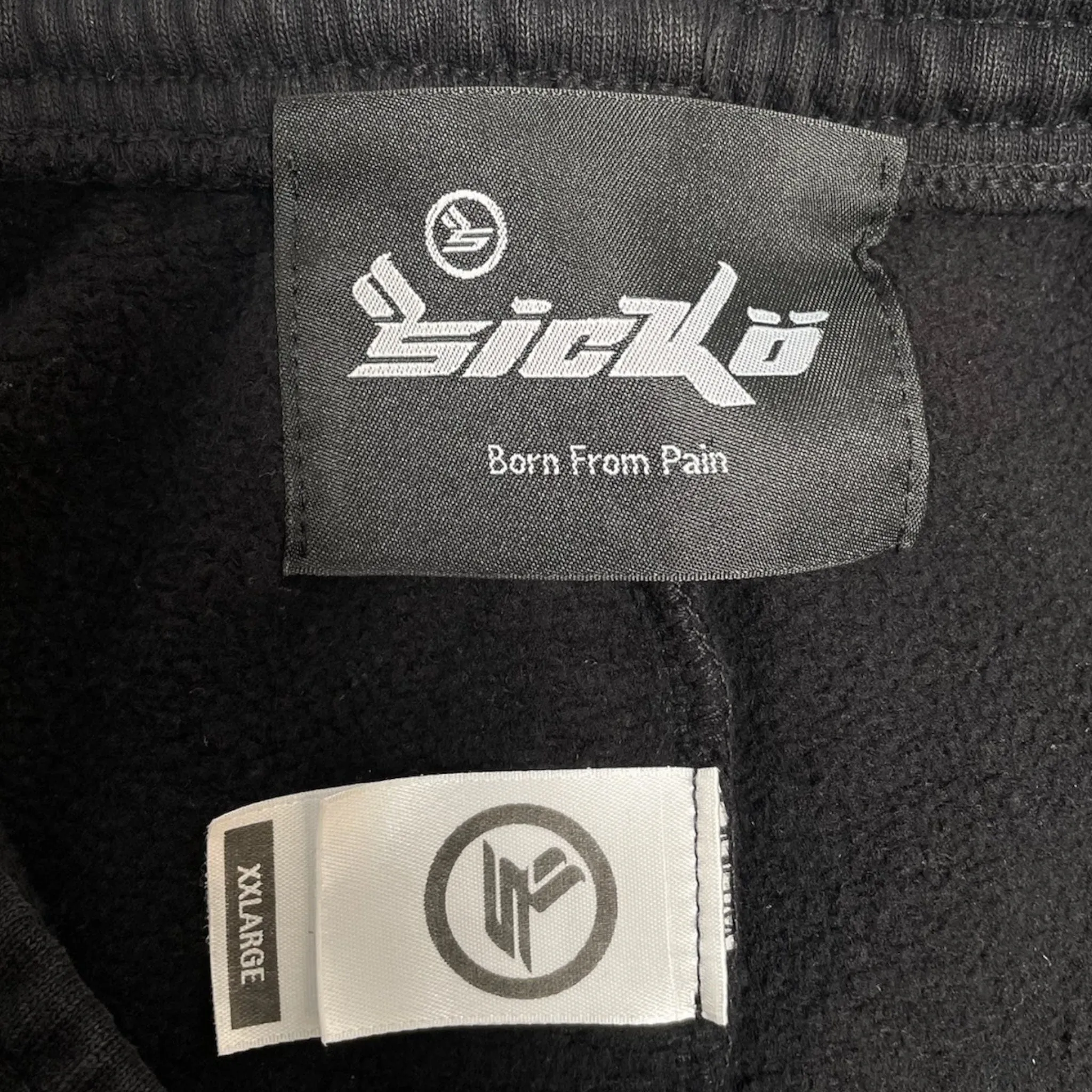 Bornfrompain Sicko OG Pain Sweatpants Black