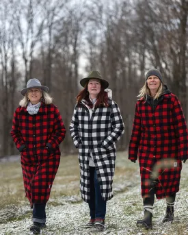 Buffalo Plaid Jacket - Red