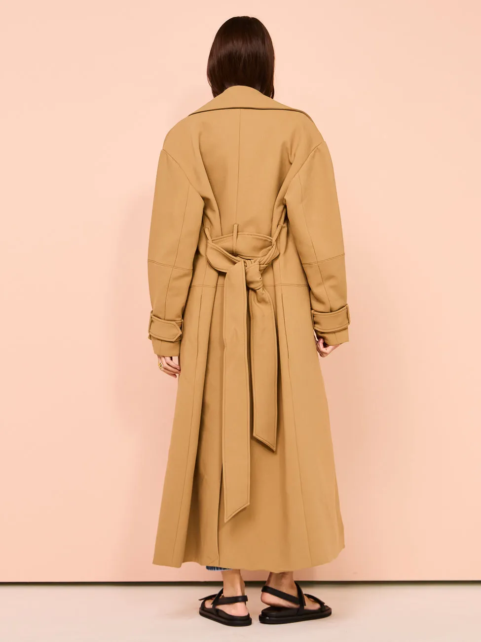 Camilla and Marc Mackinley Trench Coat in Camel