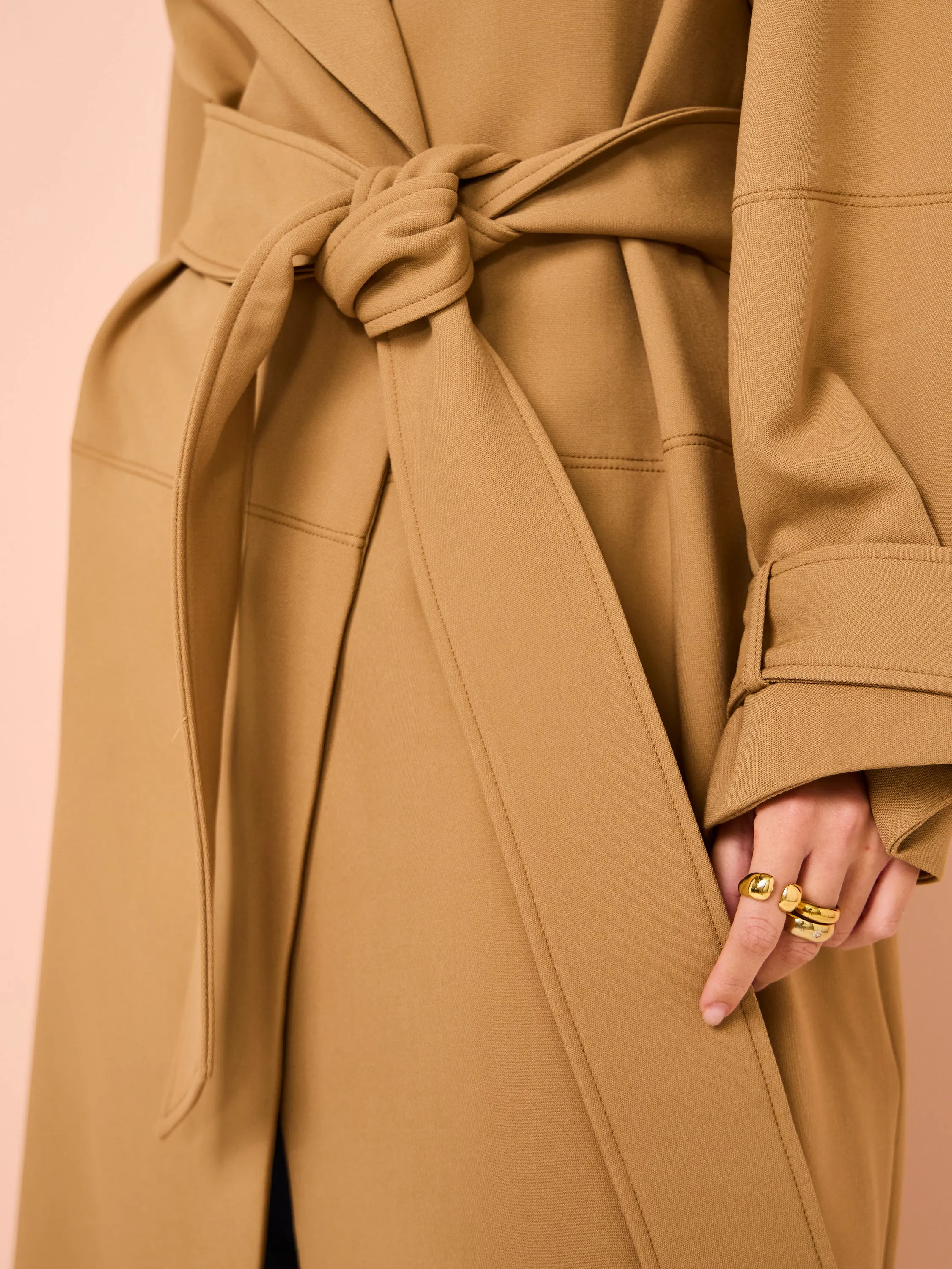 Camilla and Marc Mackinley Trench Coat in Camel