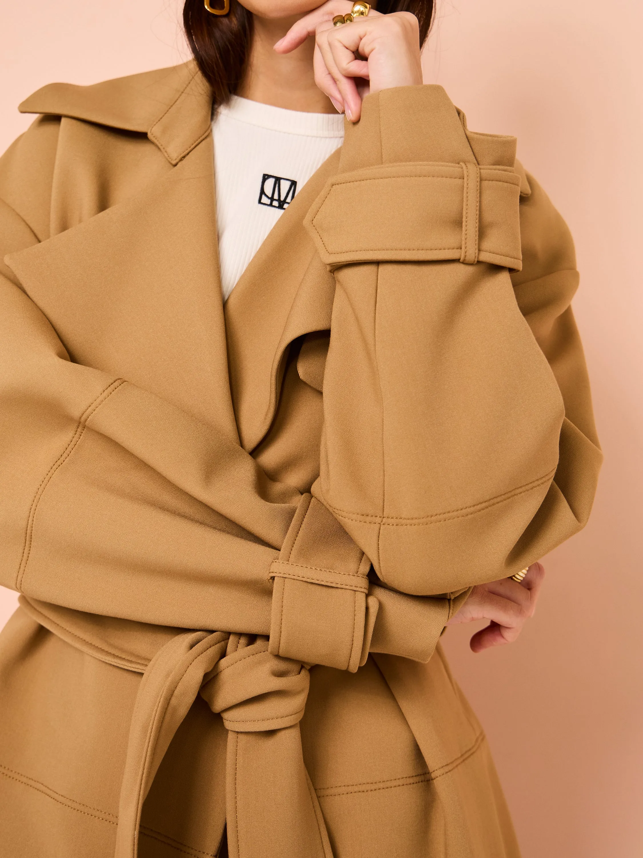 Camilla and Marc Mackinley Trench Coat in Camel