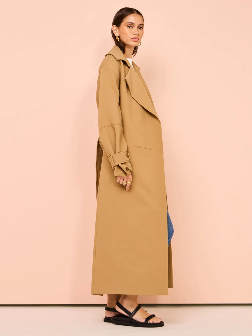 Camilla and Marc Mackinley Trench Coat in Camel