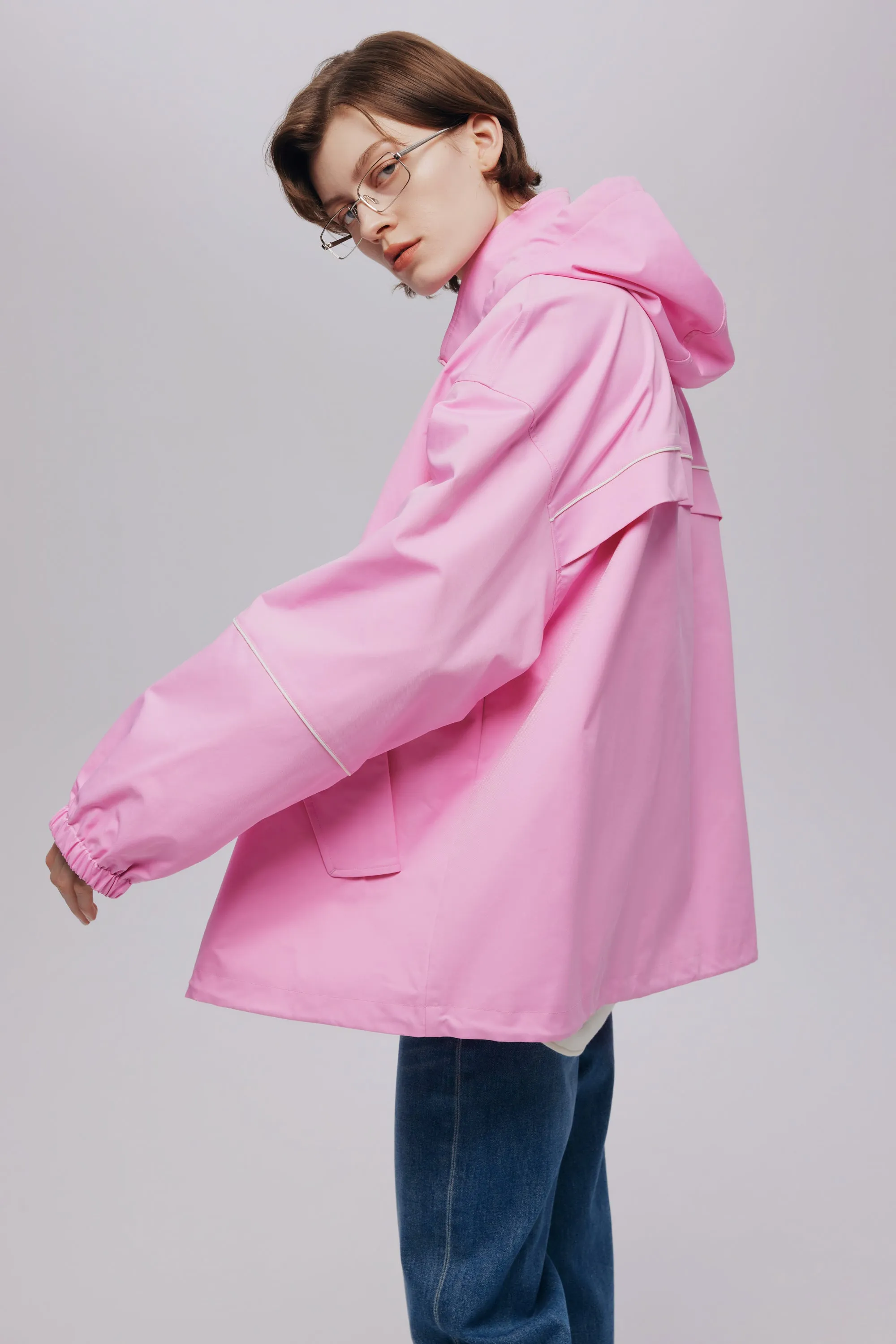 Candy Pink Trench Coat