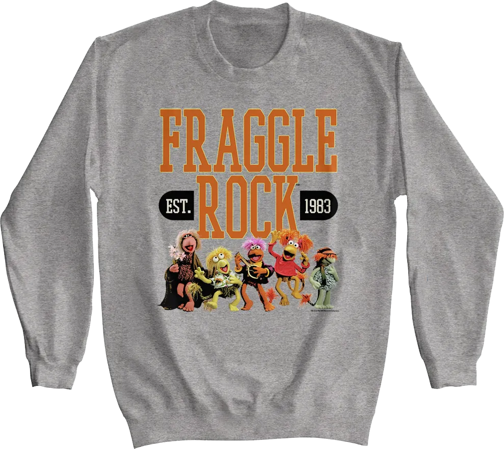 Cast Photo Est. 1983 Fraggle Rock Sweatshirt