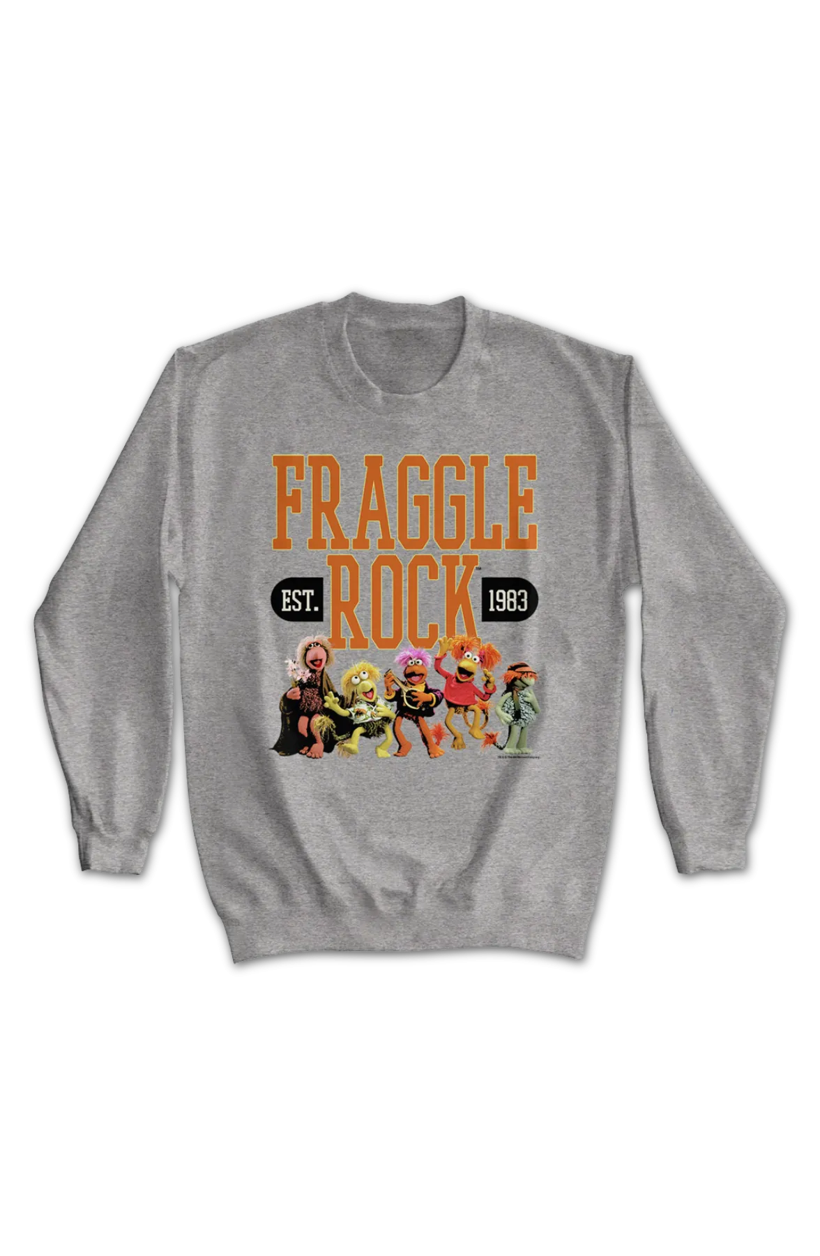 Cast Photo Est. 1983 Fraggle Rock Sweatshirt