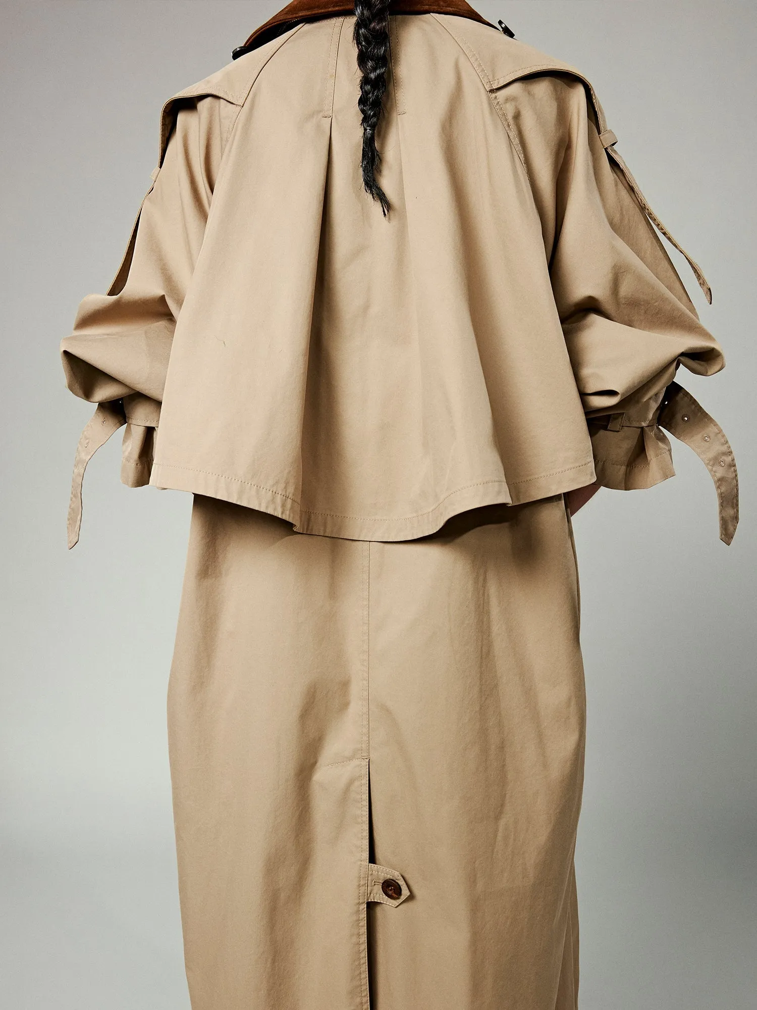 Classic vintage trench coat