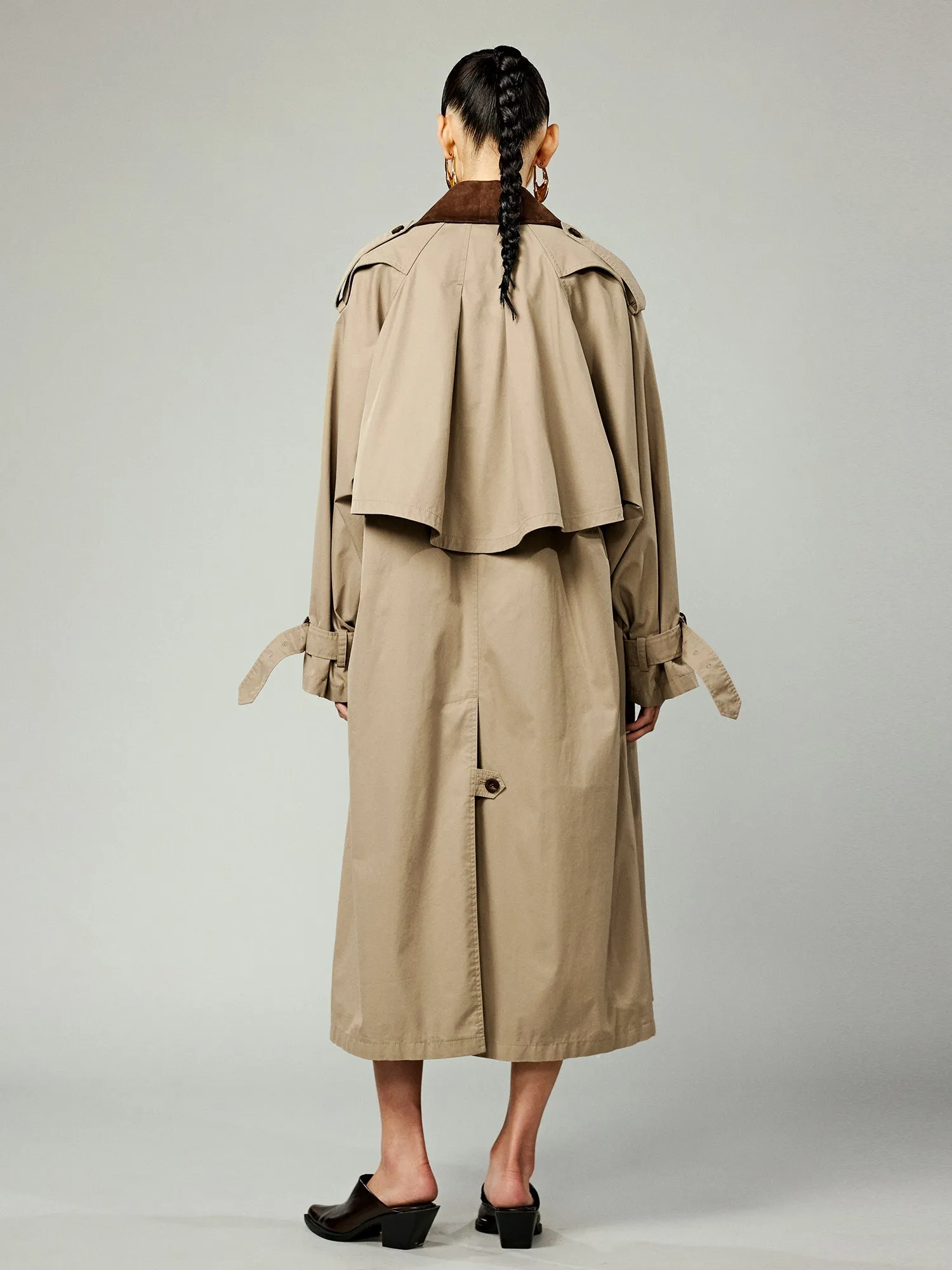 Classic vintage trench coat