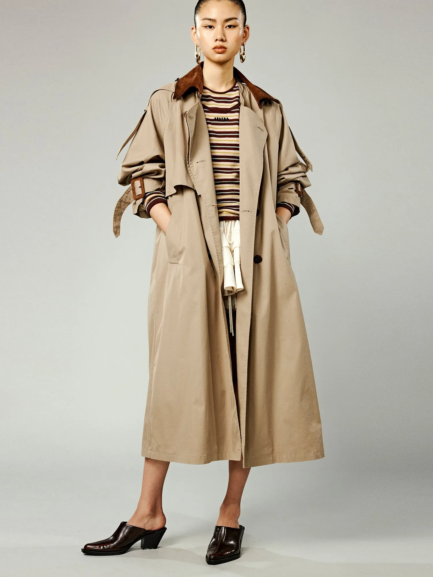 Classic vintage trench coat