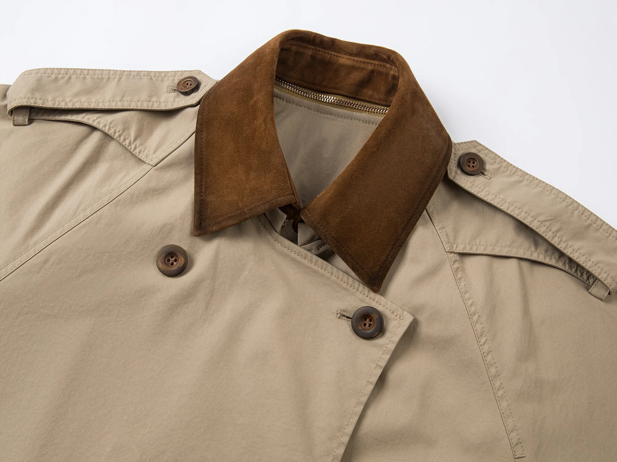 Classic vintage trench coat