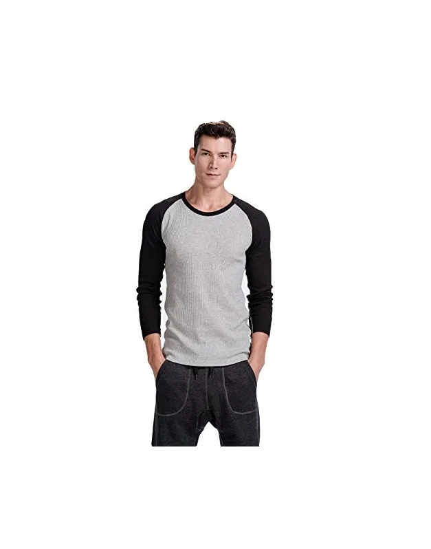 CYZ Men's Thermal Long Sleeve Crew Top