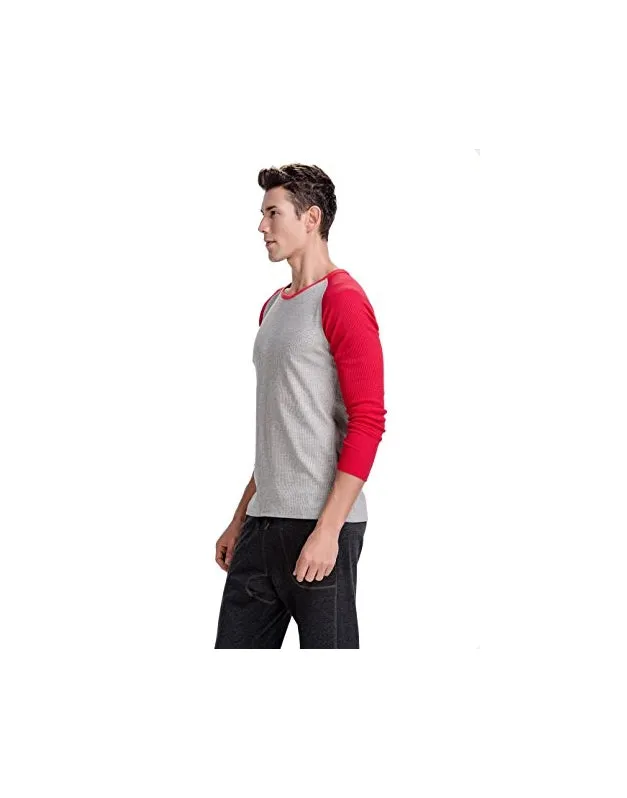 CYZ Men's Thermal Long Sleeve Crew Top