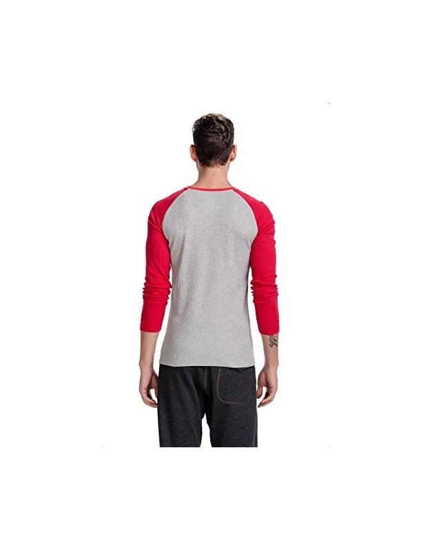 CYZ Men's Thermal Long Sleeve Crew Top