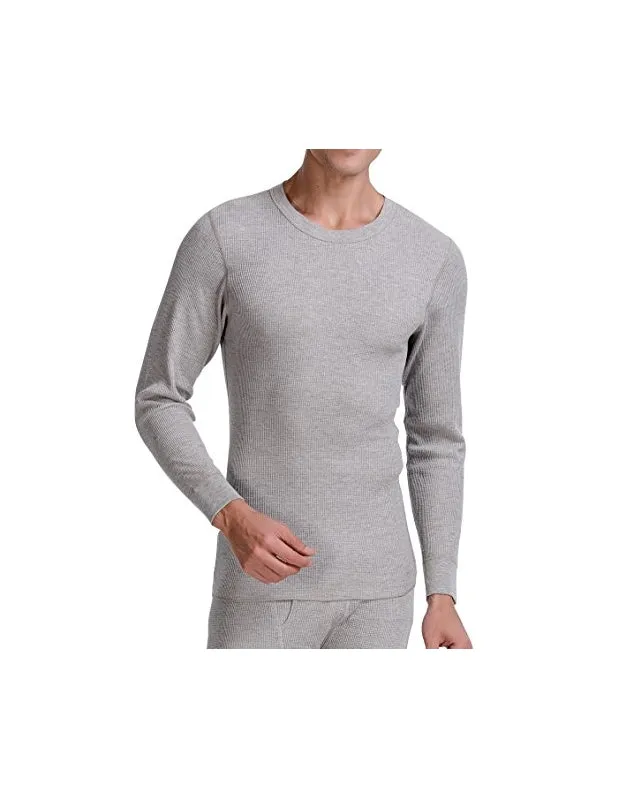 CYZ Men's Thermal Long Sleeve Crew Top