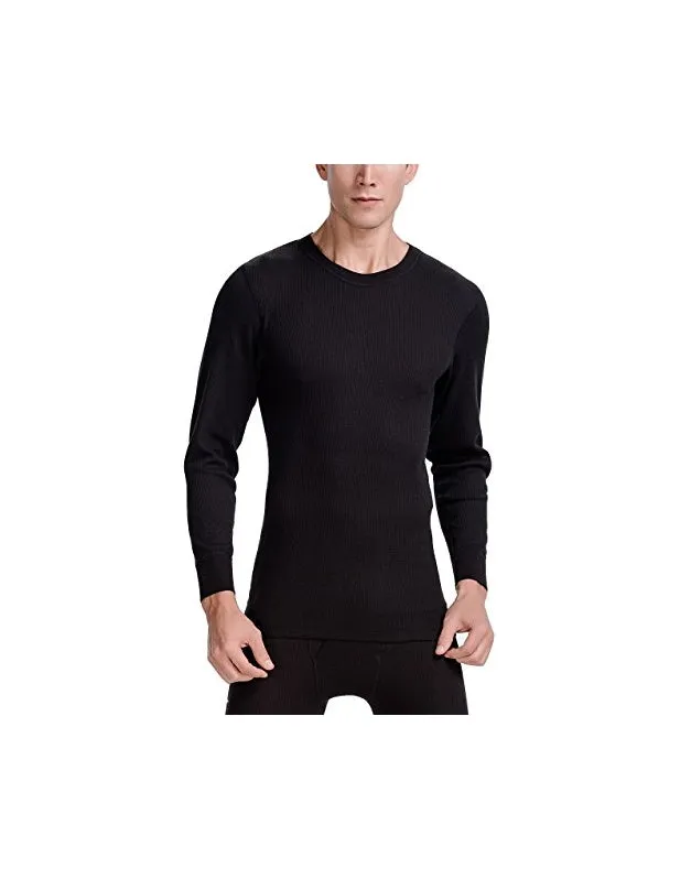 CYZ Men's Thermal Long Sleeve Crew Top