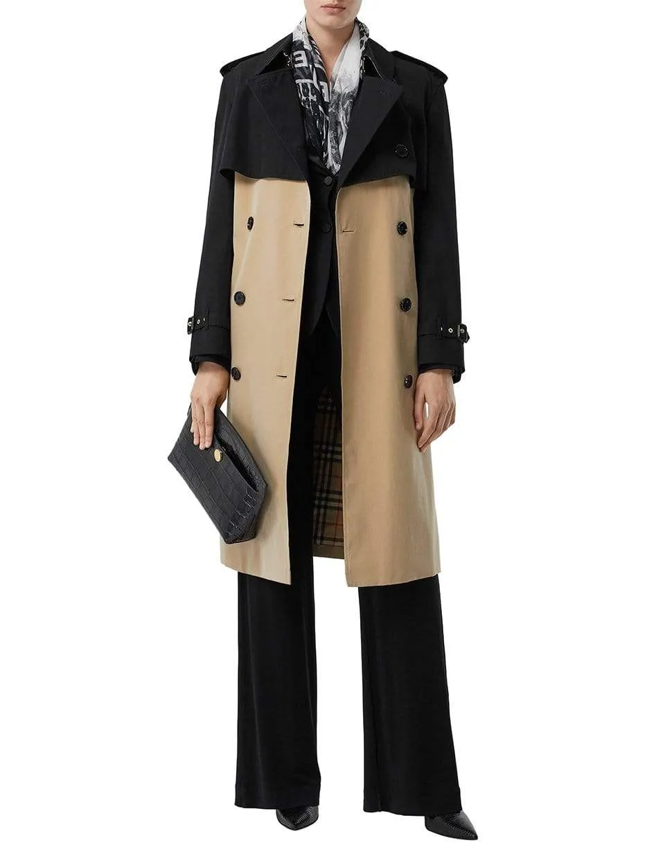 Deighton Bicolor Trench Coat