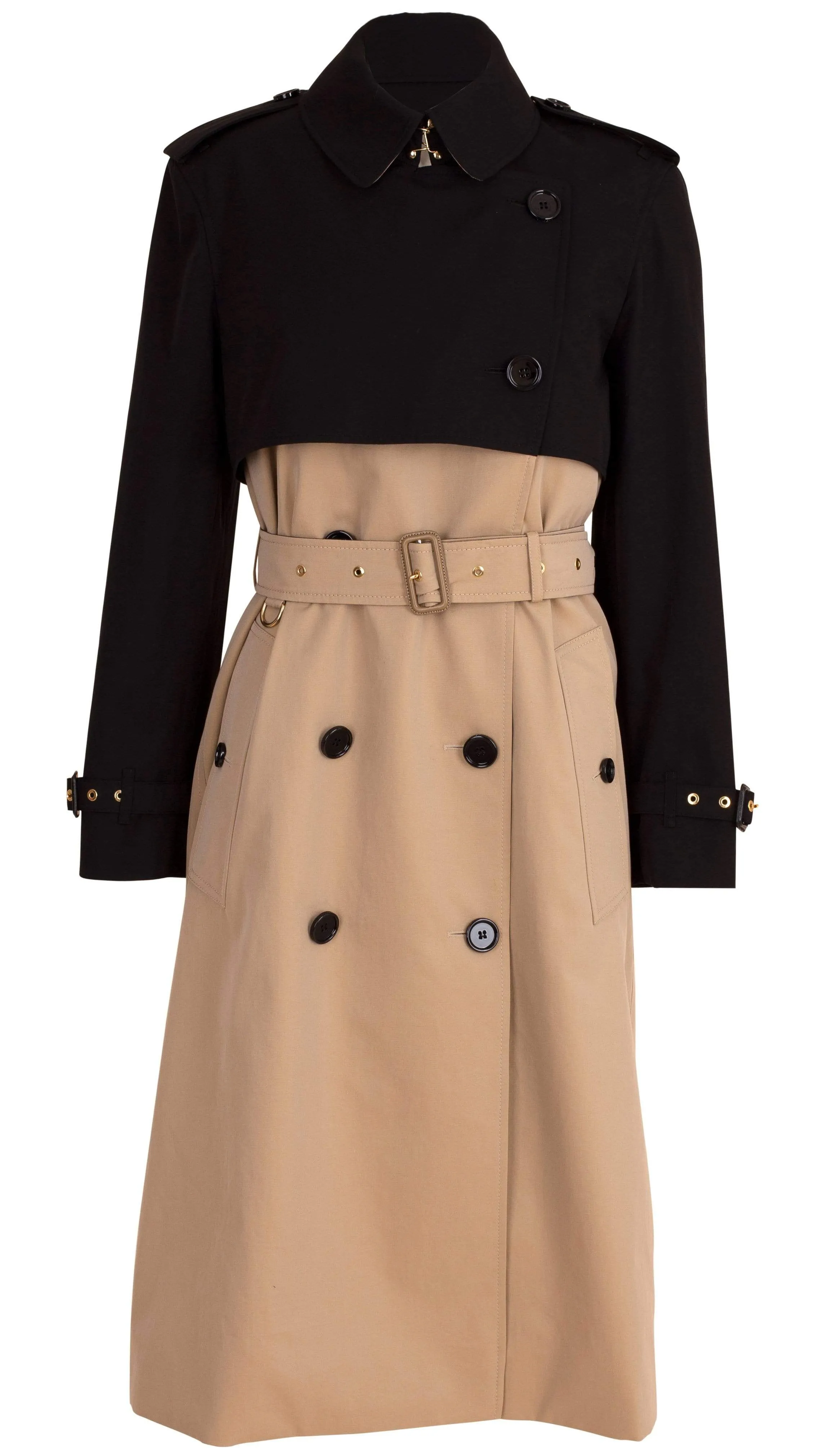 Deighton Bicolor Trench Coat