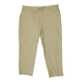 Dickies Mens Beige Work Chino Trousers | Vintage Designer Slacks Pants Workwear