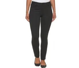 DKNY Women's Pants  Ponte Rayon Nylon Chino Black