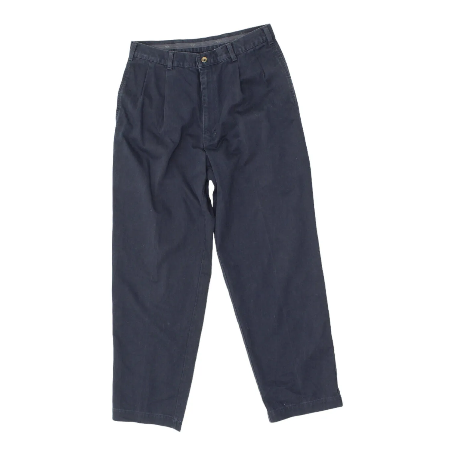 Dockers Mens Navy Wide Leg Tapered Chino Trousers | Vintage  Designer Work Pants