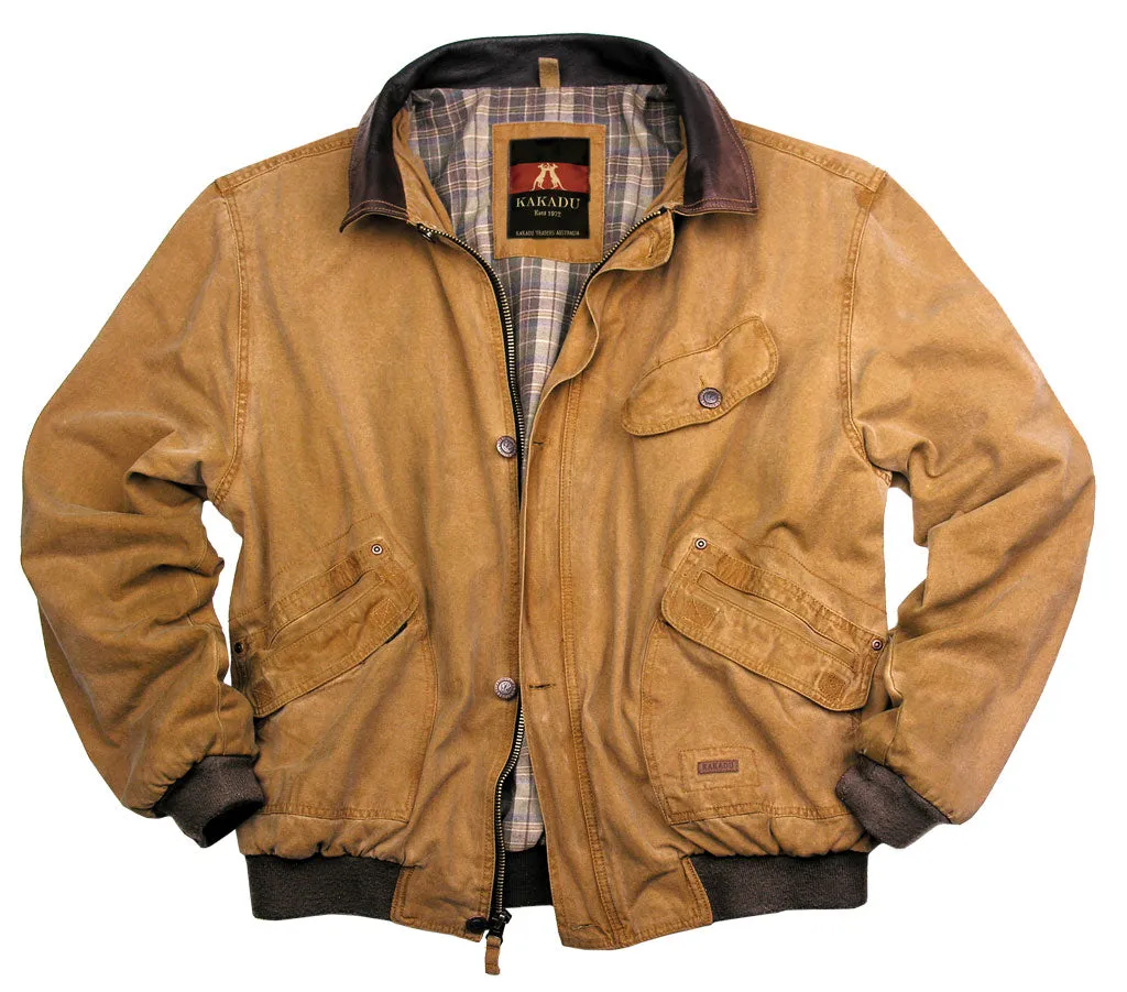 Double Bay Bomber Canvas Jacket