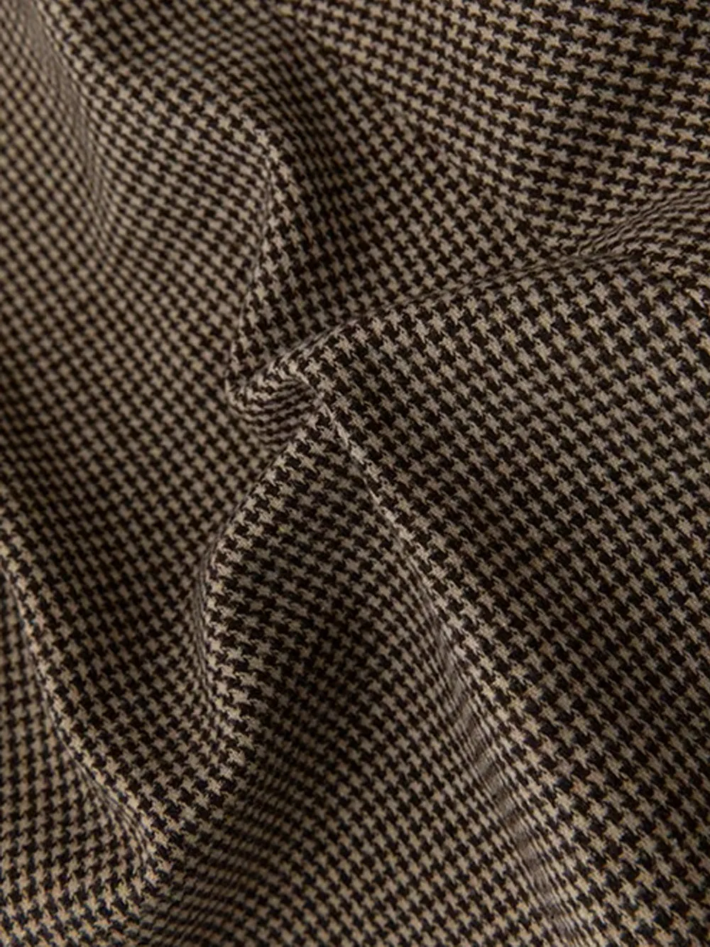 ELDENNE Check Trench Coat in Brown