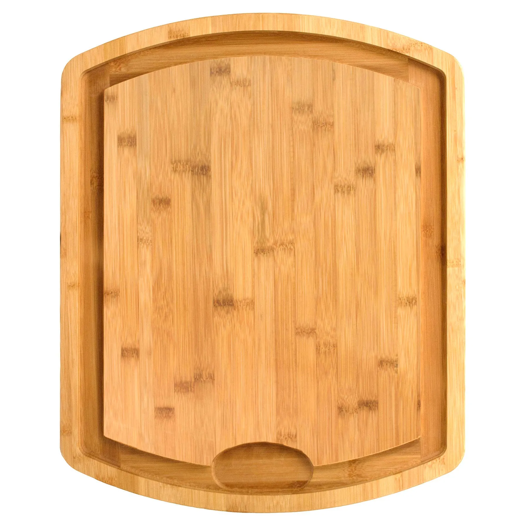 Farmhouse Carver, Bamboo Carving Board with Juice Groove