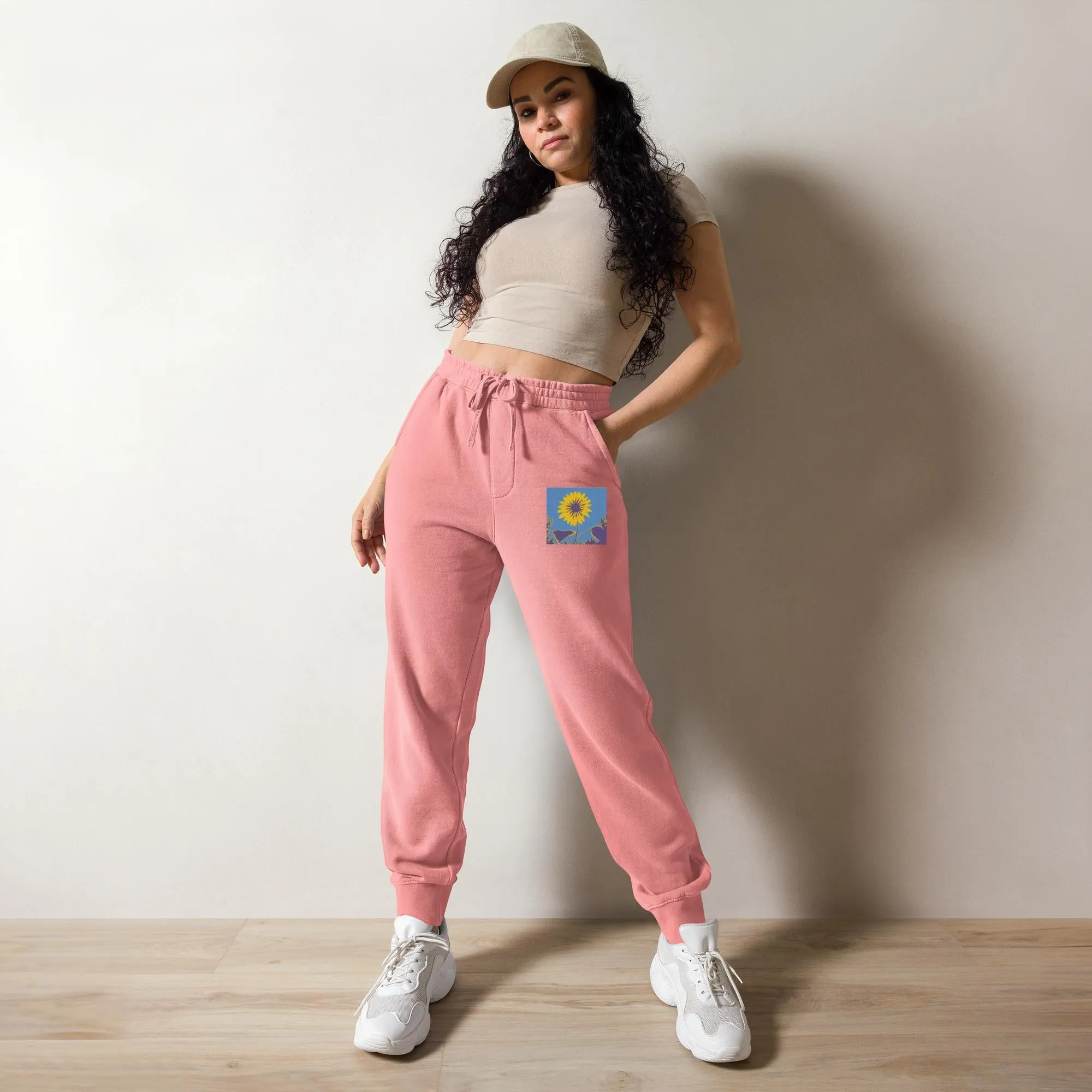 Flower of Yellow ~ Pigment-dyed Unisex Sweatpants