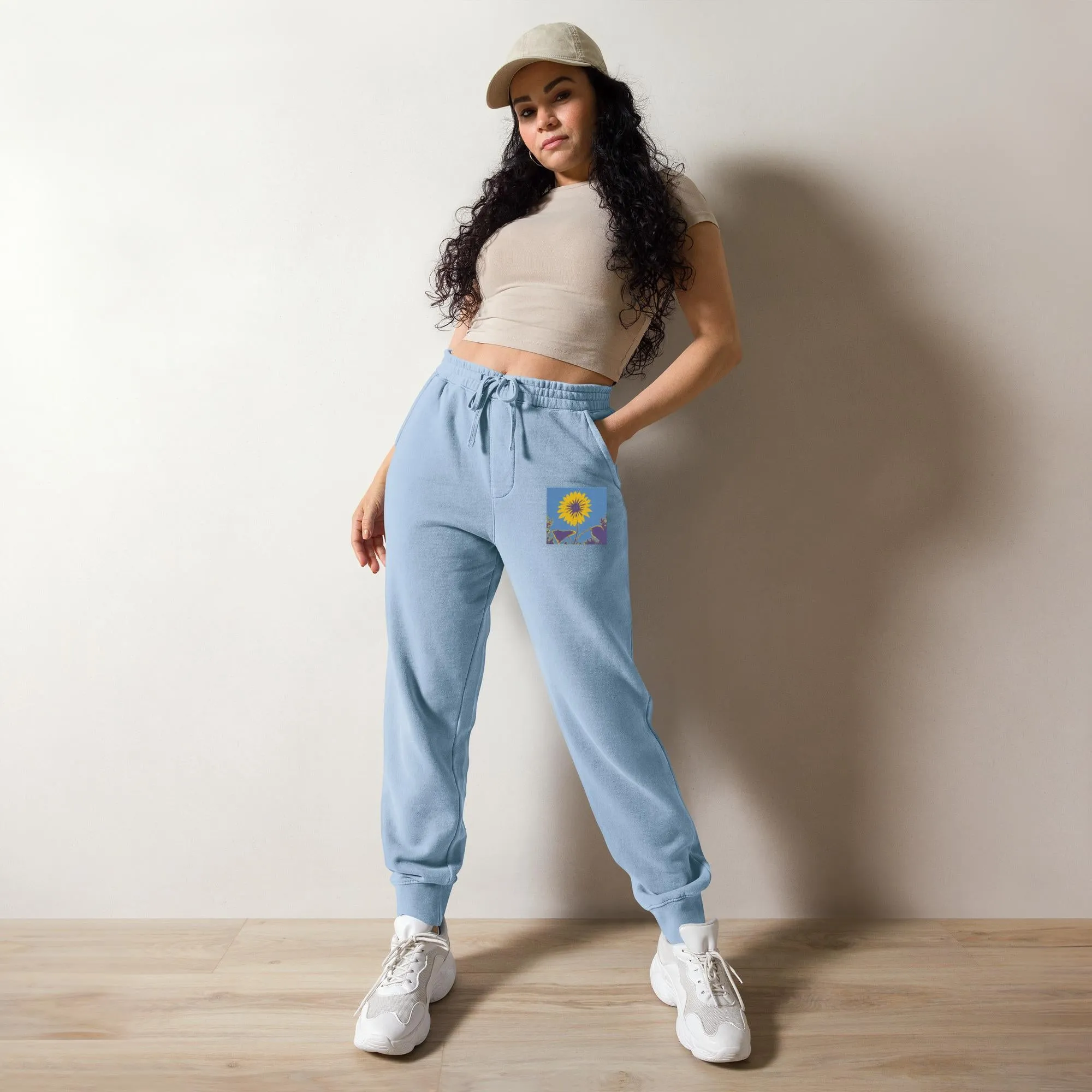 Flower of Yellow ~ Pigment-dyed Unisex Sweatpants