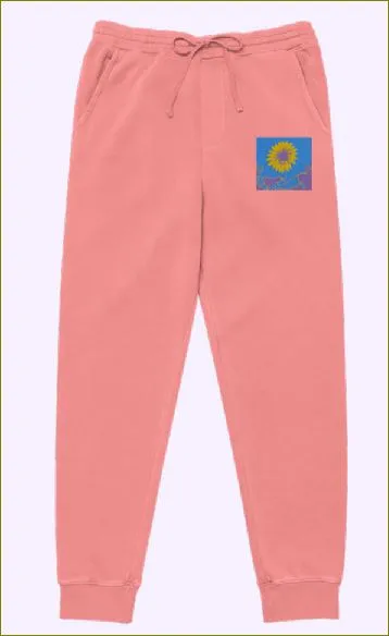 Flower of Yellow ~ Pigment-dyed Unisex Sweatpants