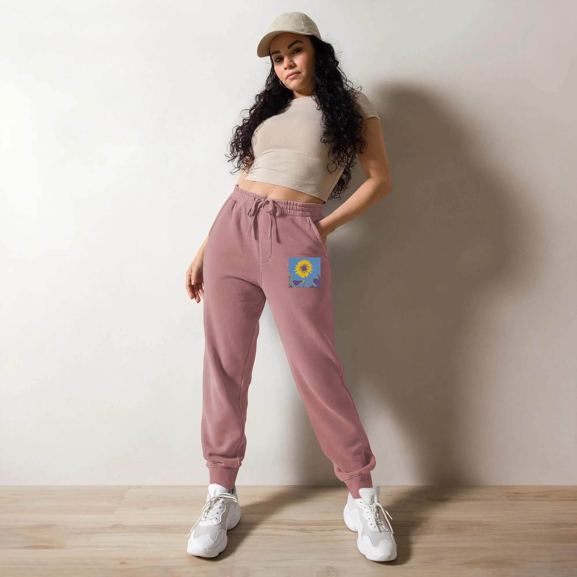 Flower of Yellow ~ Pigment-dyed Unisex Sweatpants