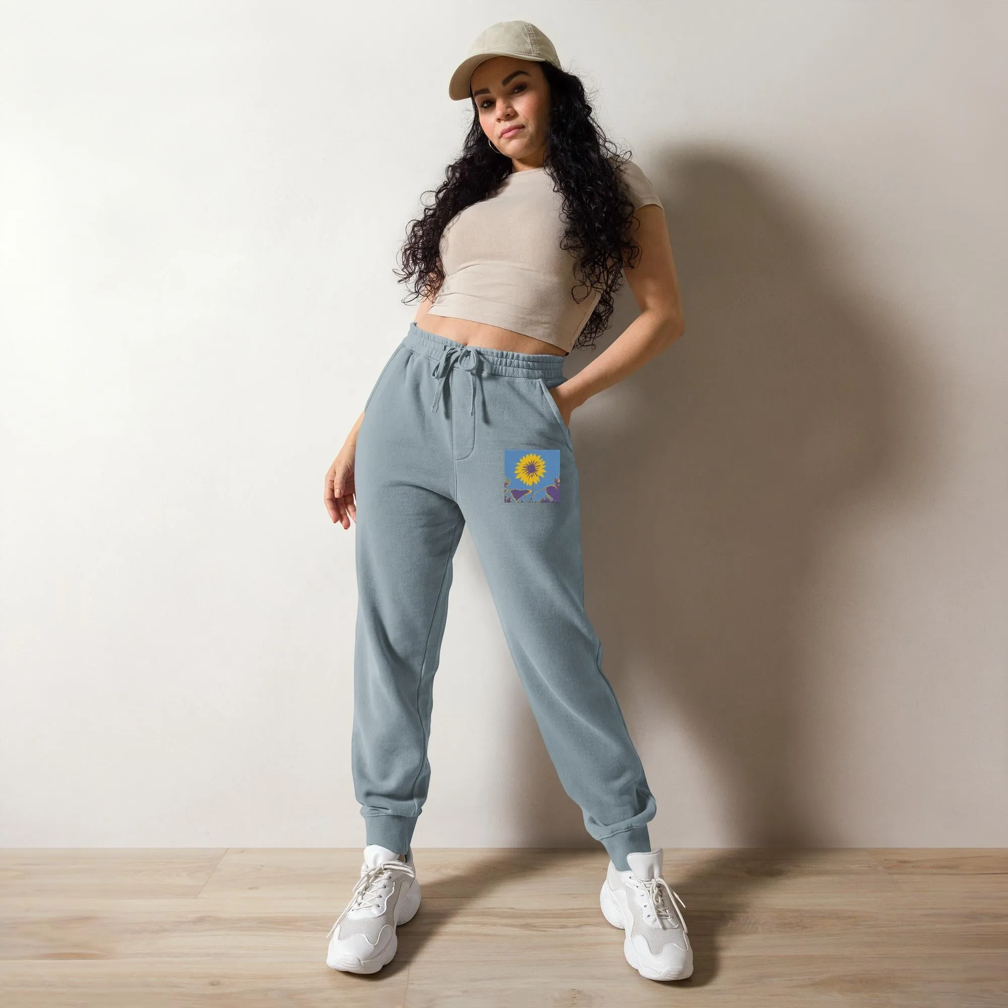 Flower of Yellow ~ Pigment-dyed Unisex Sweatpants