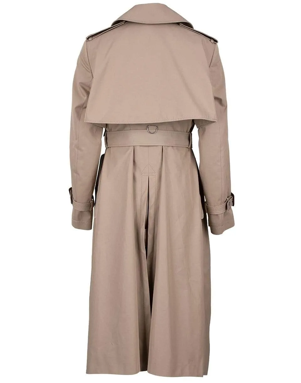 Frock High-Low Trench Coat