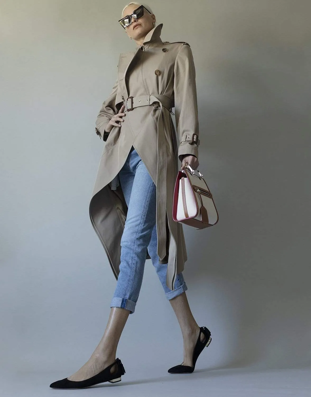 Frock High-Low Trench Coat