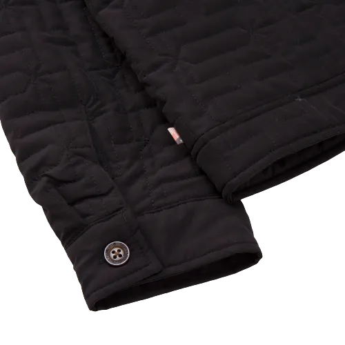 H QUILTED JACKET
 HTG230166-BLACK