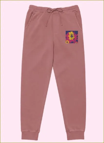 Hazing Sunflowers ~ Pigment-dyed Unisex sweatpants