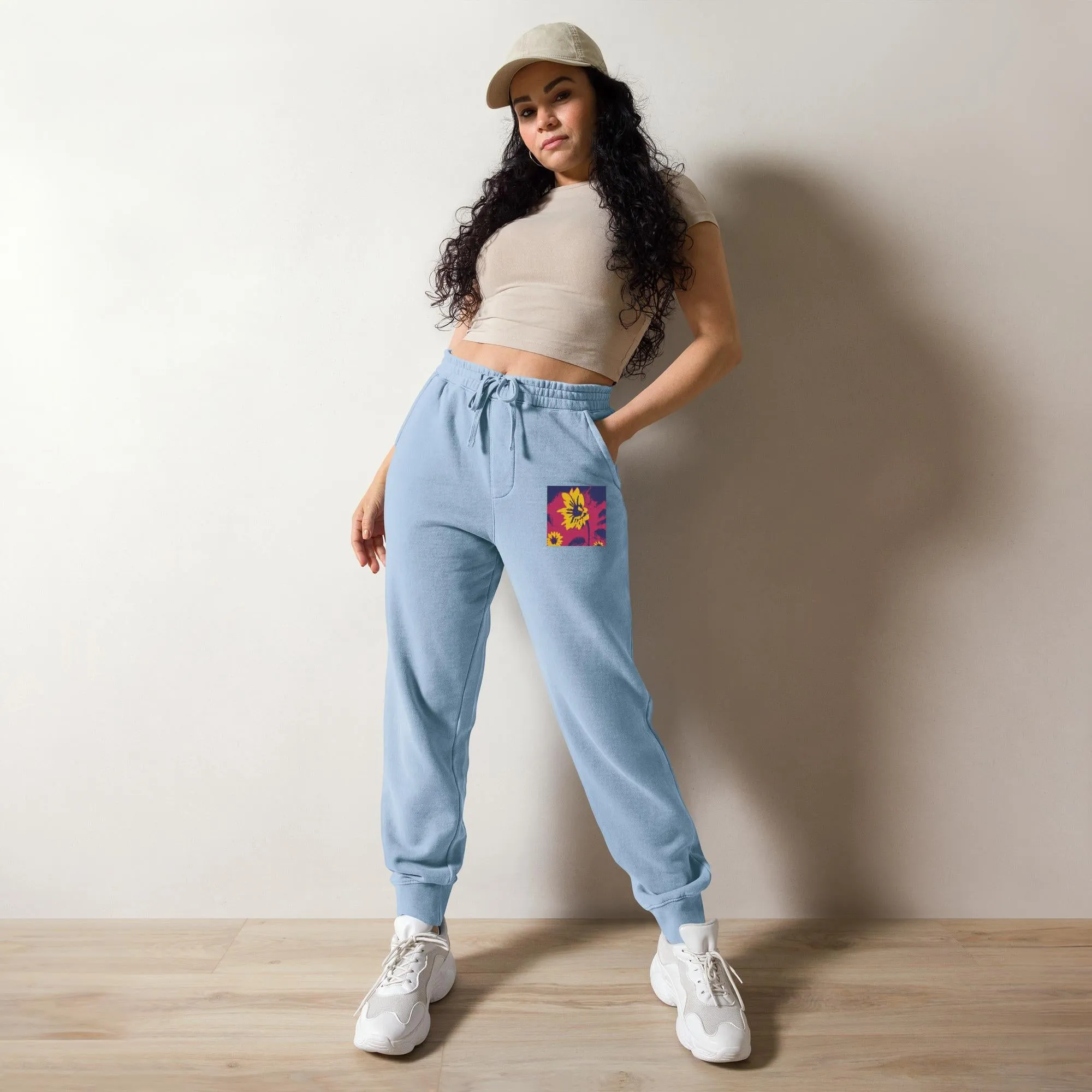 Hazing Sunflowers ~ Pigment-dyed Unisex sweatpants