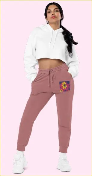 Hazing Sunflowers ~ Pigment-dyed Unisex sweatpants