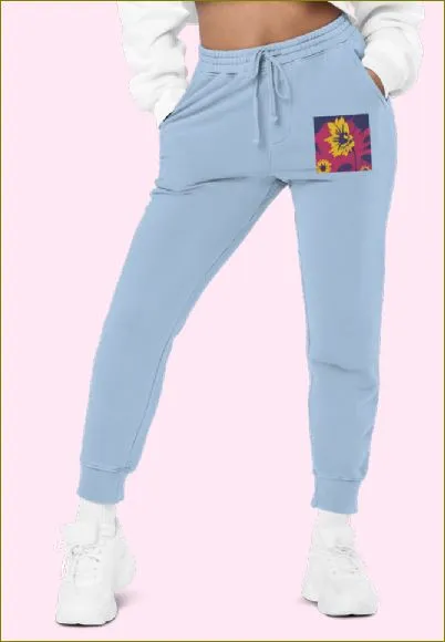 Hazing Sunflowers ~ Pigment-dyed Unisex sweatpants